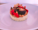 Foto del paso 3 de la receta: Cous-cous con berenjenas, pimiento rojo y soja texturizada