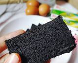 Foto langkah ke 3 dari resep Bolu Kukus Ketan Hitam Ekonomis (No Mixer).