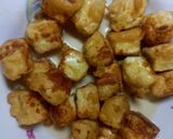 A picture of step 2 of Chilli Paneer.