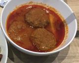 A picture of step 5 of Kishmish pulao n kabab gravy.