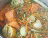 Foto del paso 1 de la receta: Puchero Criollo, es lo más rico para estos días fríos, y aprovechar para hacer sopa de verduras