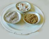 A picture of step 1 of Grand Ma's SWEET RAGI ADAI.