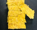 A picture of step 5 of Mysore pak sweet.