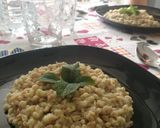 Foto del passaggio 3 della ricetta Farro con purea di zucchine e cipolle