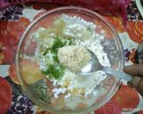 A picture of step 1 of Sabudana Vada.