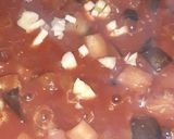 Pas rețetă Spaghetti cu sos de vinete și usturoi (plus brânză de oaie) 3 fotografie