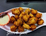A picture of step 4 of Hyderabadi Daal Maash Bhajiye.