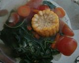 Foto langkah ke 6 dari resep Sayur bening bayem promil simple sehat ekonomis.