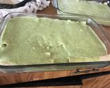 A picture of step 4 of Enchiladas Suizas.
