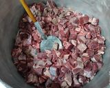 عکس مرحله 1 از دستور چلو گوشت نذری