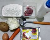 Foto langkah ke 1 dari resep Roti Jala Kuah Kare Jepang.