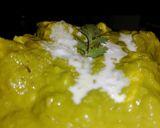 A picture of step 17 of Palak paneer.