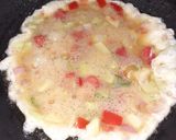 A picture of step 1 of Omelette Sandwich.