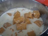 Tarta fría de turrón jijona