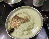 A picture of step 8 of Oats mixed idli batter vegetables Idli Chutney.