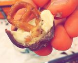 صورة لخطوة 2 من وصفة لقمة صغيرة شوكولاته بشيز 🥰 فنو 🥰