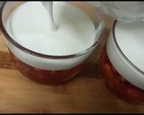 A picture of step 7 of Pomegranate jello Panna cotta dessert|| quick and easy.