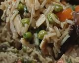 Une image de l'étape 4 de 🥢One pot Riz sauté aux shiitakee et petits légumes.