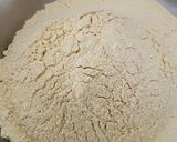A picture of step 2 of Champakali ganthia.