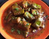 A picture of step 15 of Stuffed Chilli Curry.