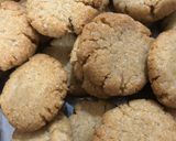 A picture of step 5 of Whole Wheat Coconut cookies.
