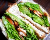 Foto langkah ke 4 dari resep Wanpaku Sandwich Diet.