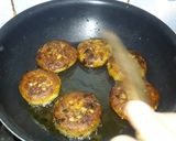 A picture of step 3 of Sweet Potato and Banana tikki.