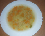 Foto del paso 2 de la receta: Menú: Sopa con zanahoria y puerro y hamburguesa de ternera