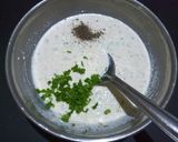 A picture of step 1 of Suji dhokla.