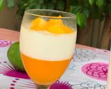 A picture of step 7 of Mango pannacotta.