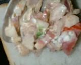 A picture of step 2 of Malai sandwich.