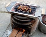 A picture of step 5 of Indonesian Meat BBQ w/ Peanut Sauce/Sate/Satay.