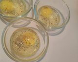 A picture of step 2 of Steamed egg katori.