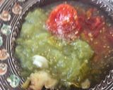 A picture of step 2 of Heritage tomato salsa.