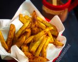 A picture of step 6 of Peri Peri Fries -spicy & crispy.
