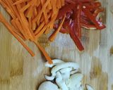 Foto del paso 1 de la receta: Wraps de pollo y verduritas
