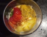 A picture of step 5 of Lemon Posset.