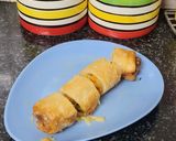 A picture of step 8 of Veg spring roll.