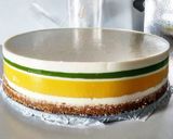 Foto del passaggio 27 della ricetta Tarte alla panna cotta al cocco, mousse di mango e gelee al lime