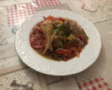 Foto del paso 8 de la receta: Muslos de pollo al horno con verduras