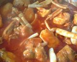 Foto del paso 6 de la receta Pollo con calamares y gambas