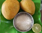 A picture of step 1 of Mango Jam.