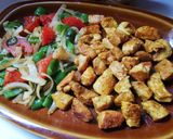 Foto del paso 3 de la receta Pechuga de pollo con especias orientales y verduras