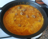 Foto del paso 10 de la receta: Albóndigas de ternera en salsa con guisantes