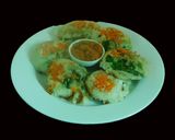 A picture of step 5 of Tri color Millet Veggie Idlis.