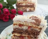 Pas rețetă Tort ursuleț 🐻(cu două blaturi și două creme) 13 fotografie
