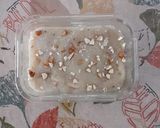 A picture of step 7 of Makhana Nariyal Vrat ki Burfi.