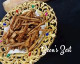 A picture of step 4 of Banana Stem Finger Chips.