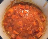 A picture of step 4 of Sweet potato peanut curry.