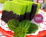 Foto langkah ke 8 dari resep 395. Brownies Pandan Kukus (ala) Amanda.
